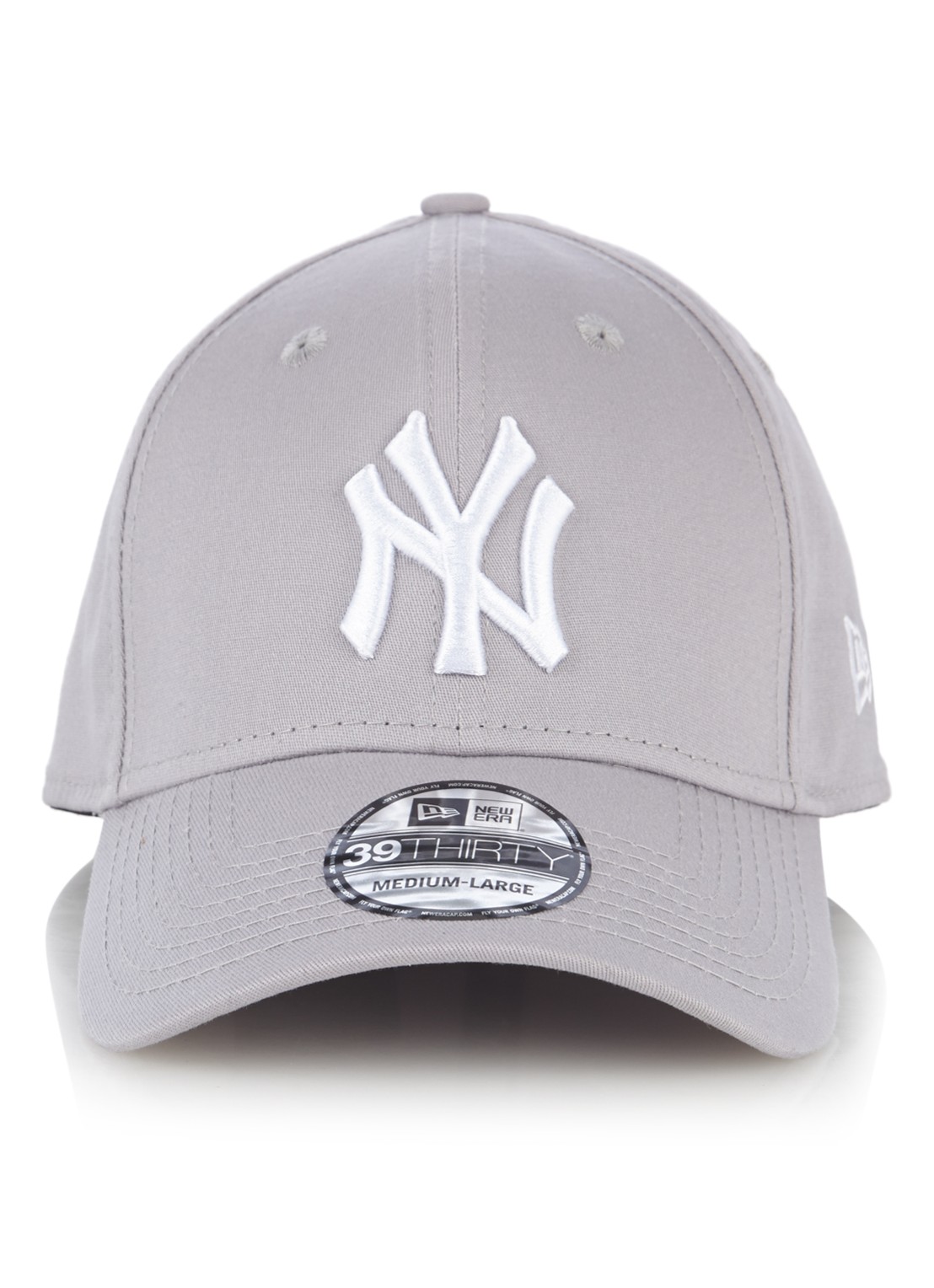 New Era Pet met New York Yankees borduring - detail 3 grijs