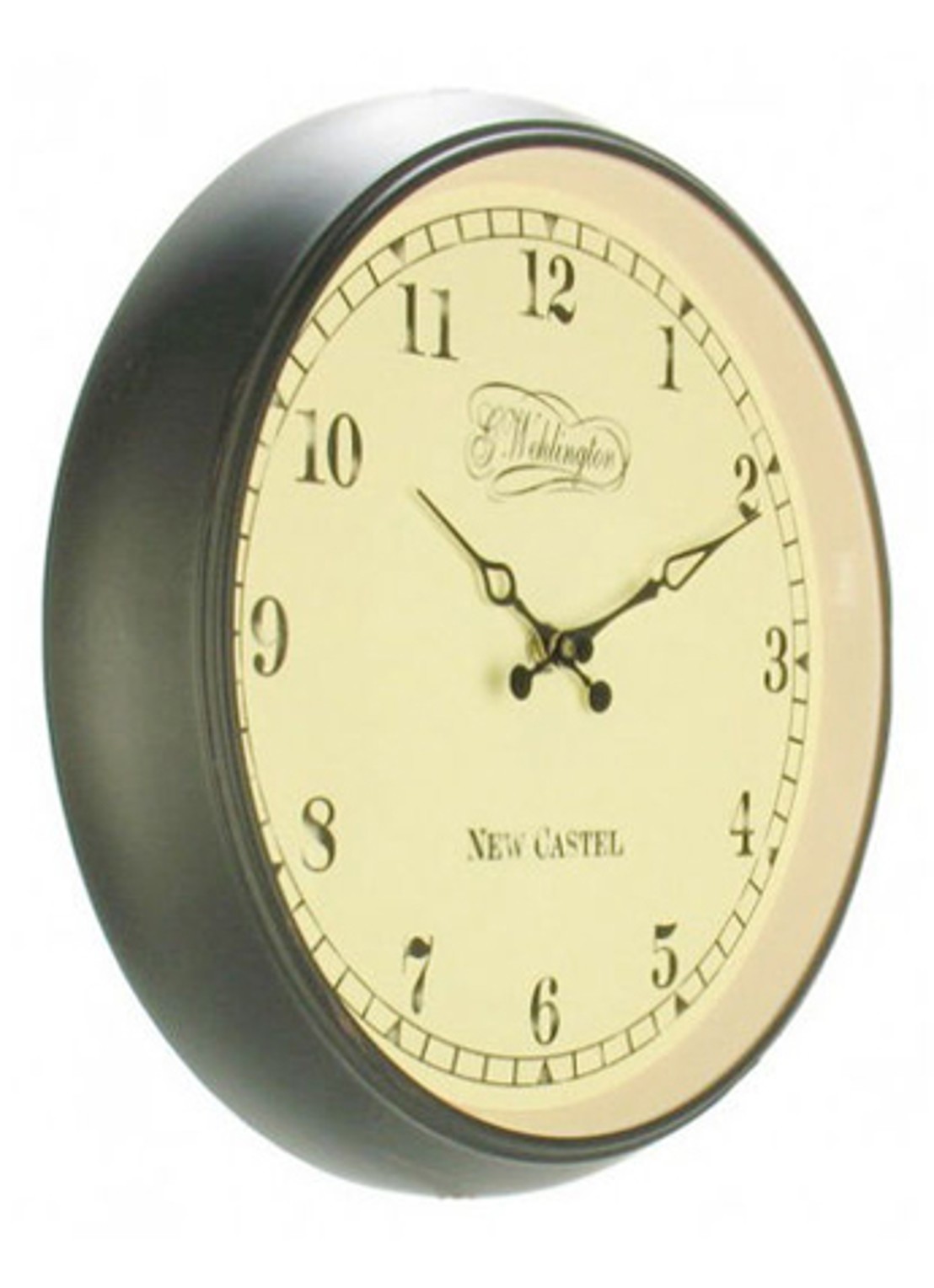 NeXtime Aaltje wandklok 35 cm - detail 3 gebroken wit