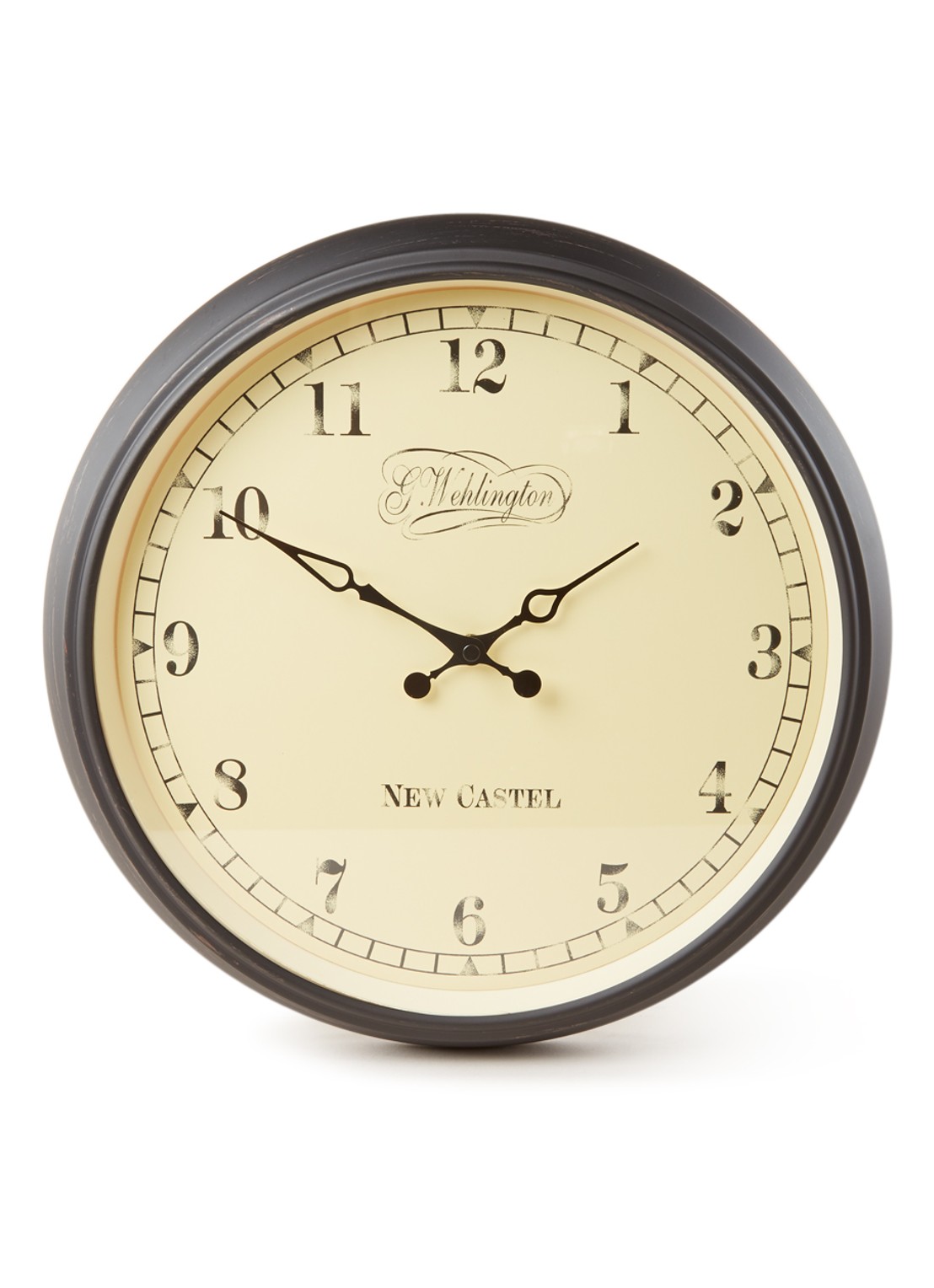 NeXtime Aaltje wandklok 35 cm - voorkant gebroken wit