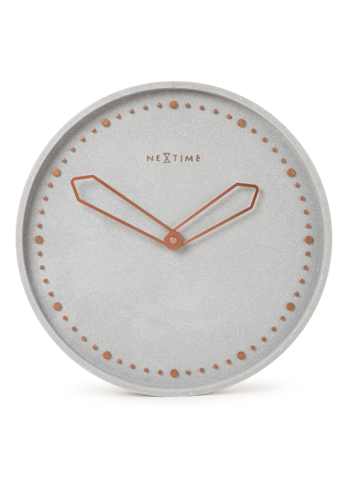 NeXtime Cross wandklok 35 cm - voorkant 5 grijs