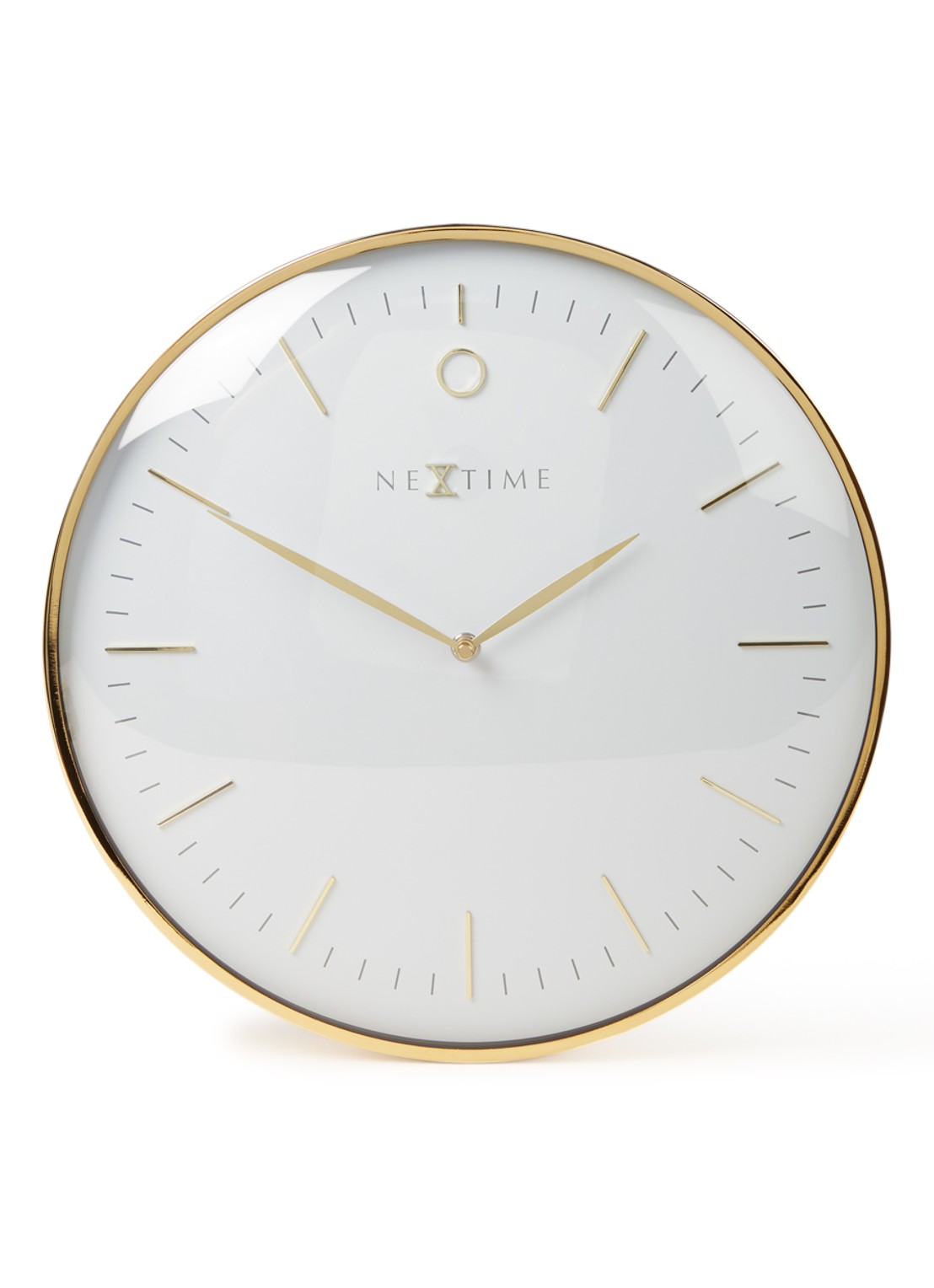 NeXtime Glamour wandklok - voorkant goud