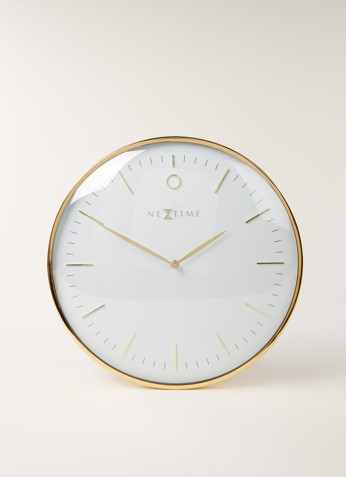NeXtime Glamour wandklok - voorkant 2 goud