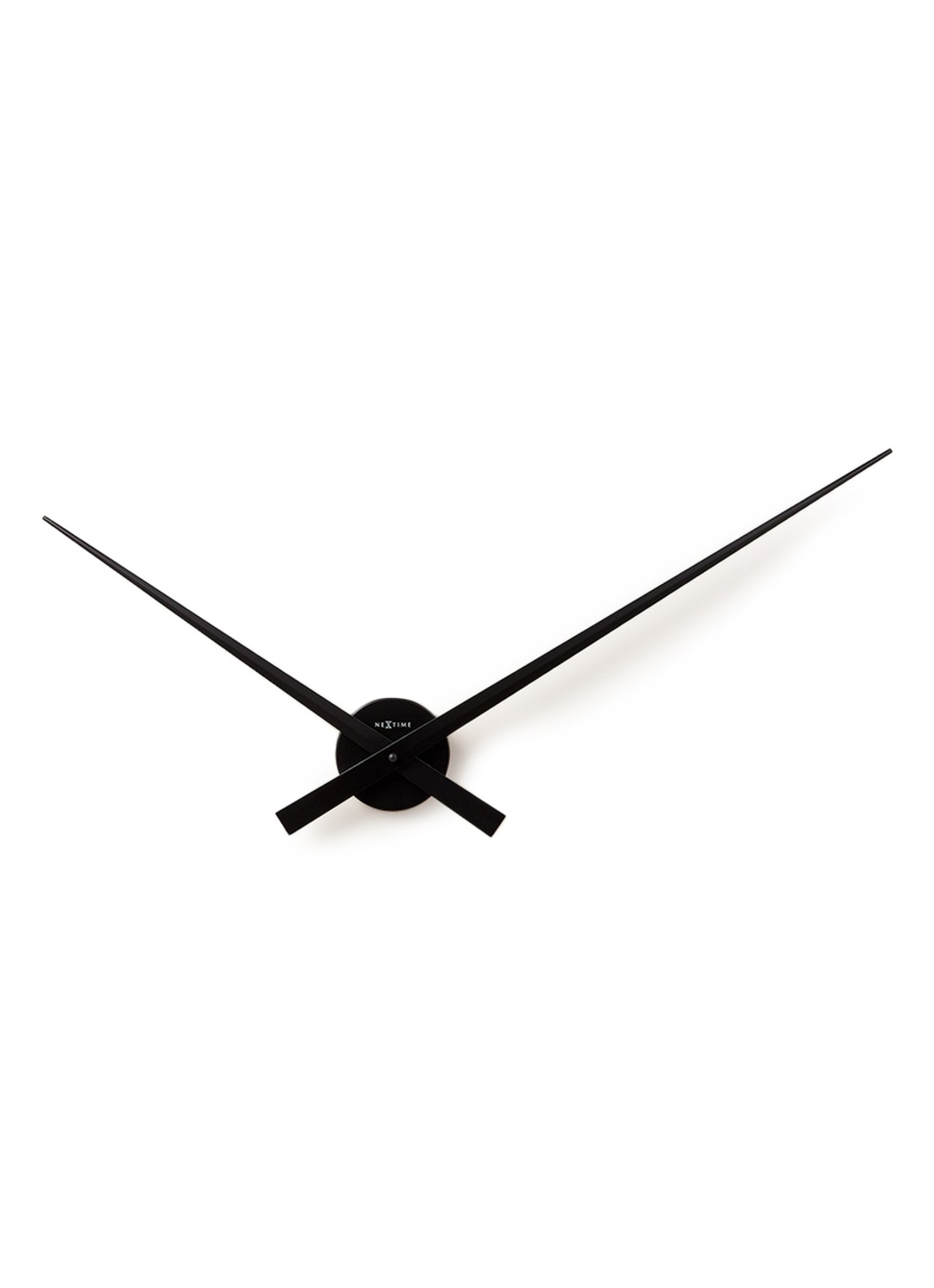 NeXtime Hands wandklok  - voorkant zwart