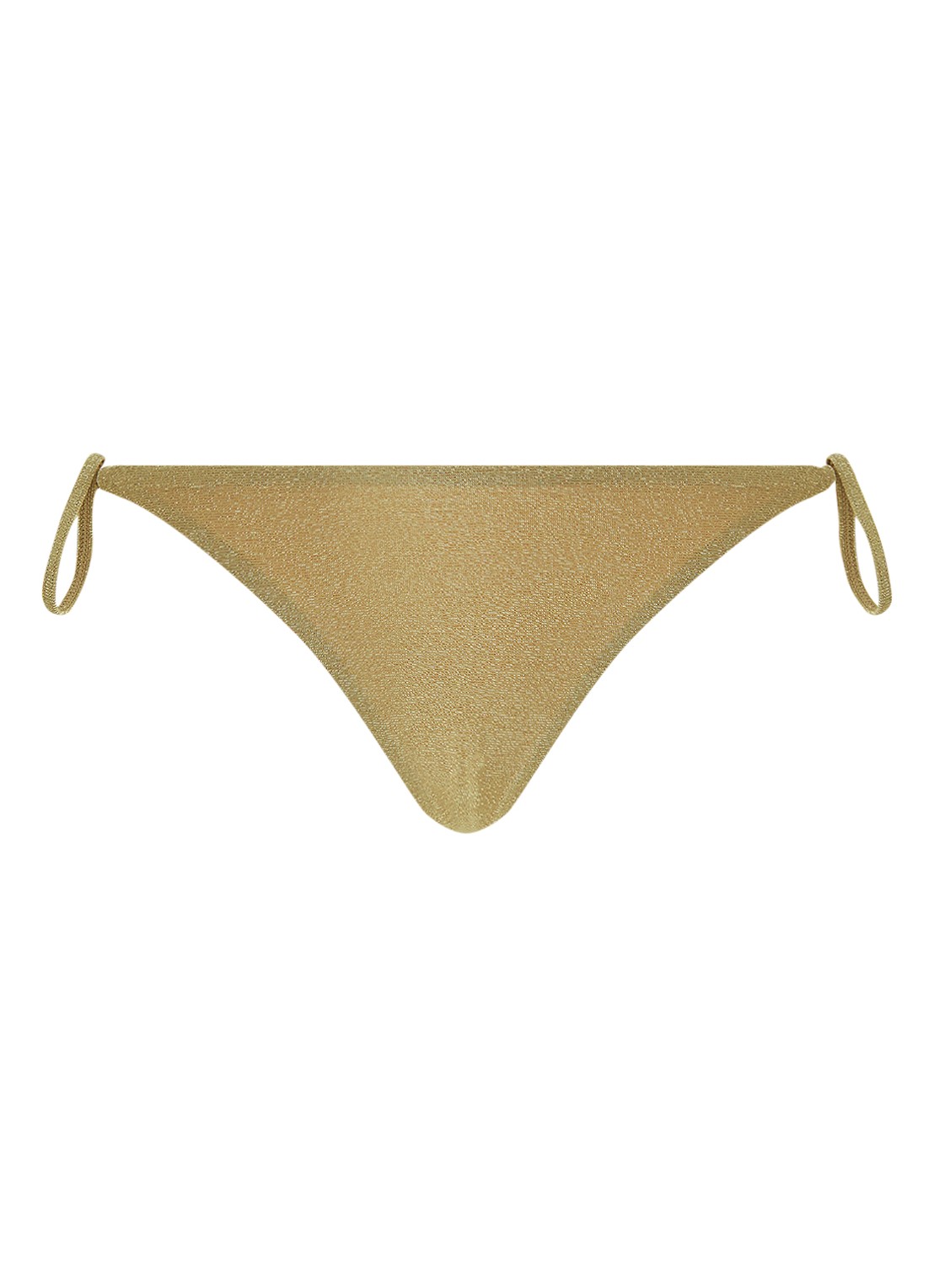 Nice tanga bikinislip met lurex - voorkant 2 khaki