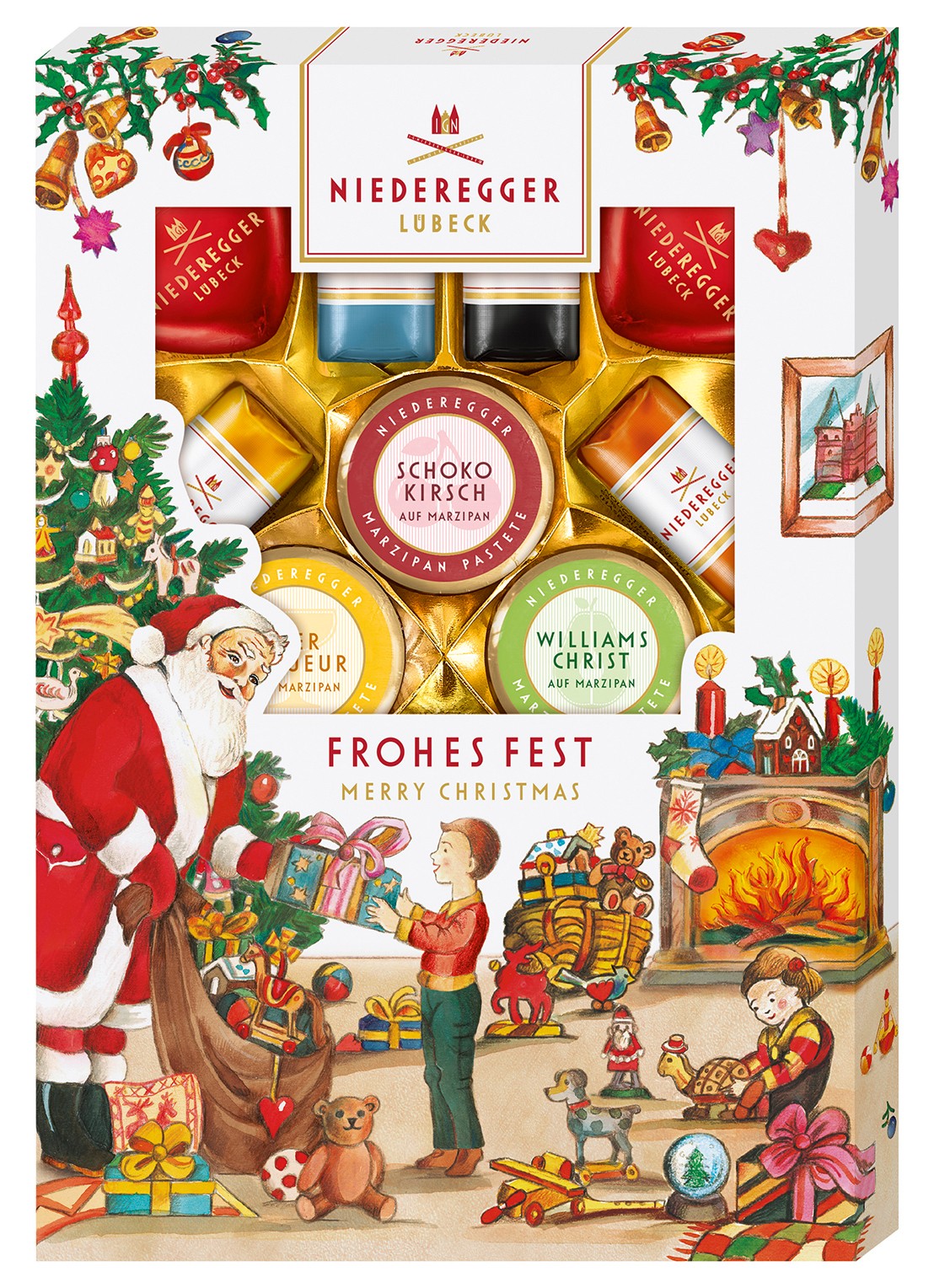 Niederegger Marzipanerie marsepein 206 gram - voorkant beige
