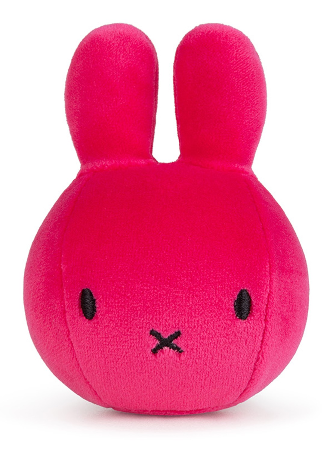 Nijntje Knuffel knijpbal 9 cm - voorkant 3 fuchsia