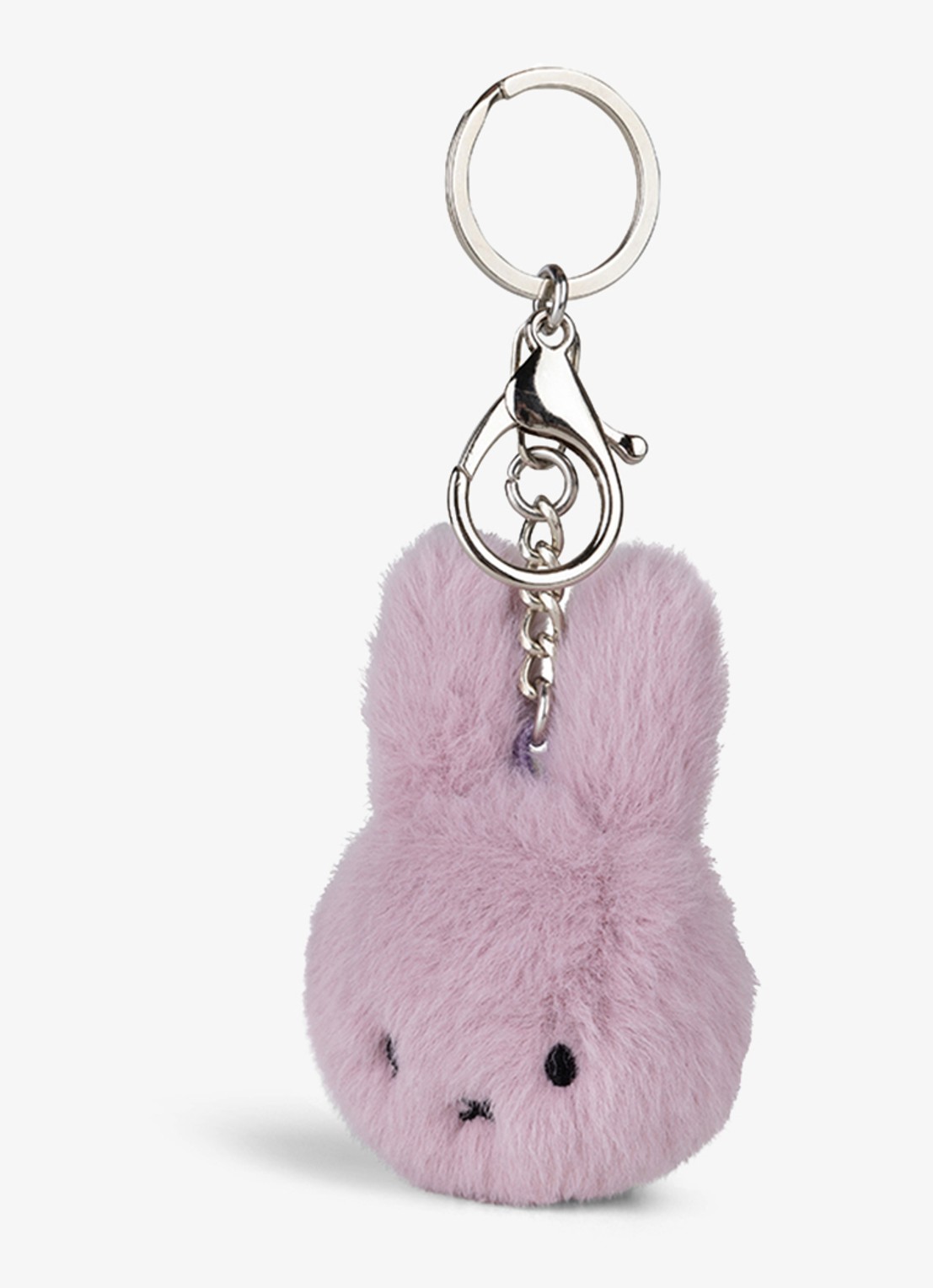 Nijntje Miffy Fuzzy sleutelhanger 8 cm - detail 4 lila