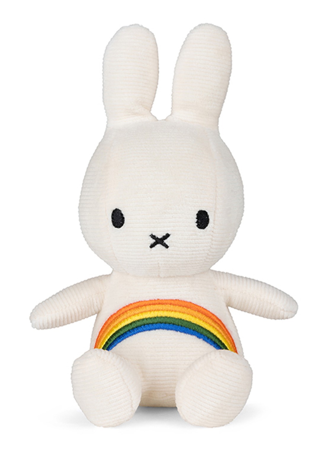 Nijntje Miffy knuffel 18 cm - voorkant 2 gebroken wit