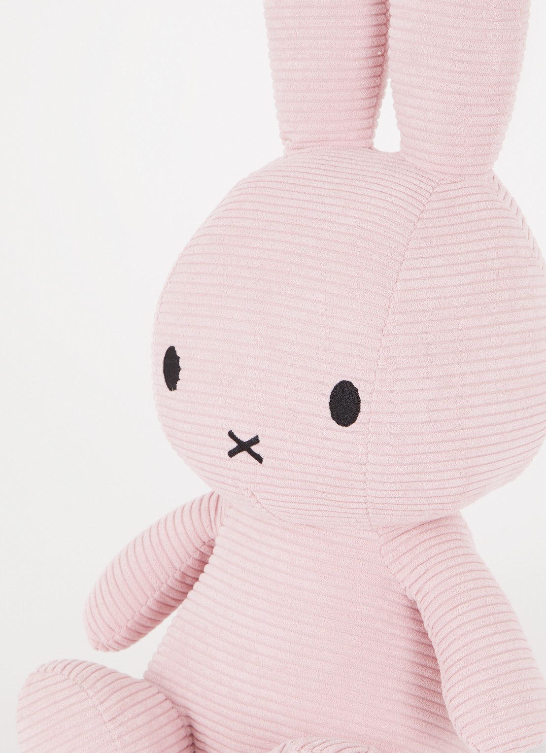 Nijntje Miffy knuffel 50 cm - voorkant 2 roze