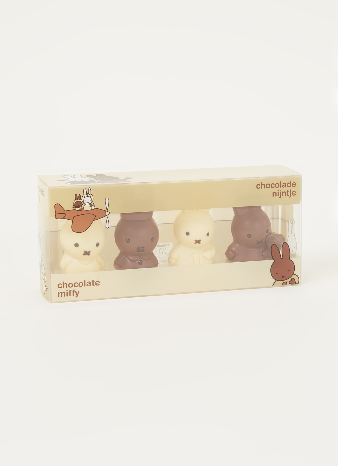 Nijntje Mini Nijntje chocolade 4 stuks - voorkant 2 bruin