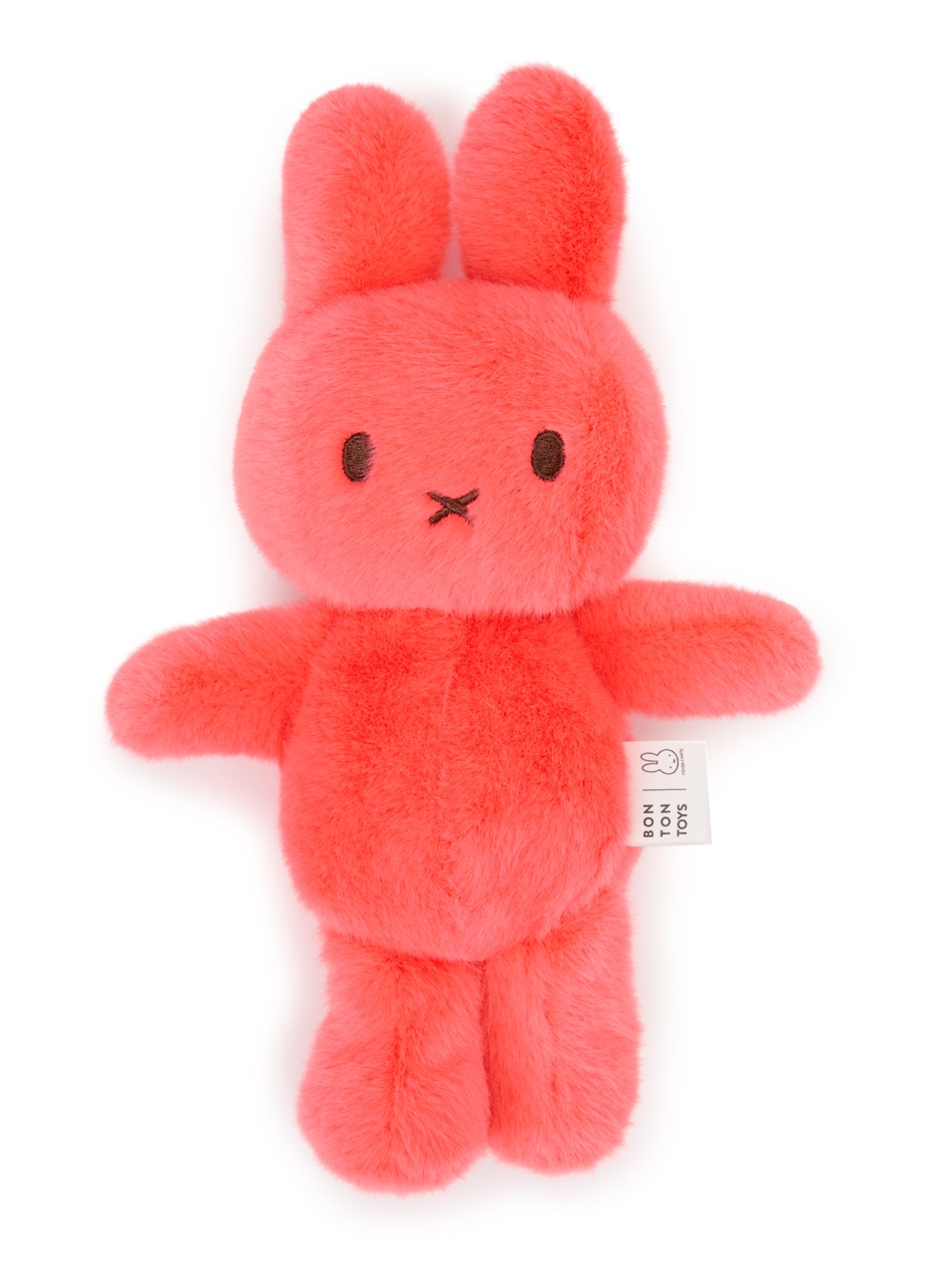 Nijntje Nijntje knuffel 18 cm - voorkant koraalrood