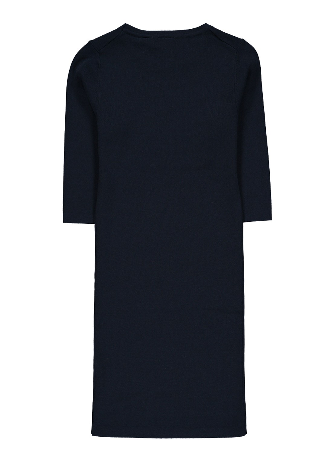 NIK&NIK Jolie jurk met driekwart mouw - achterkant blauw