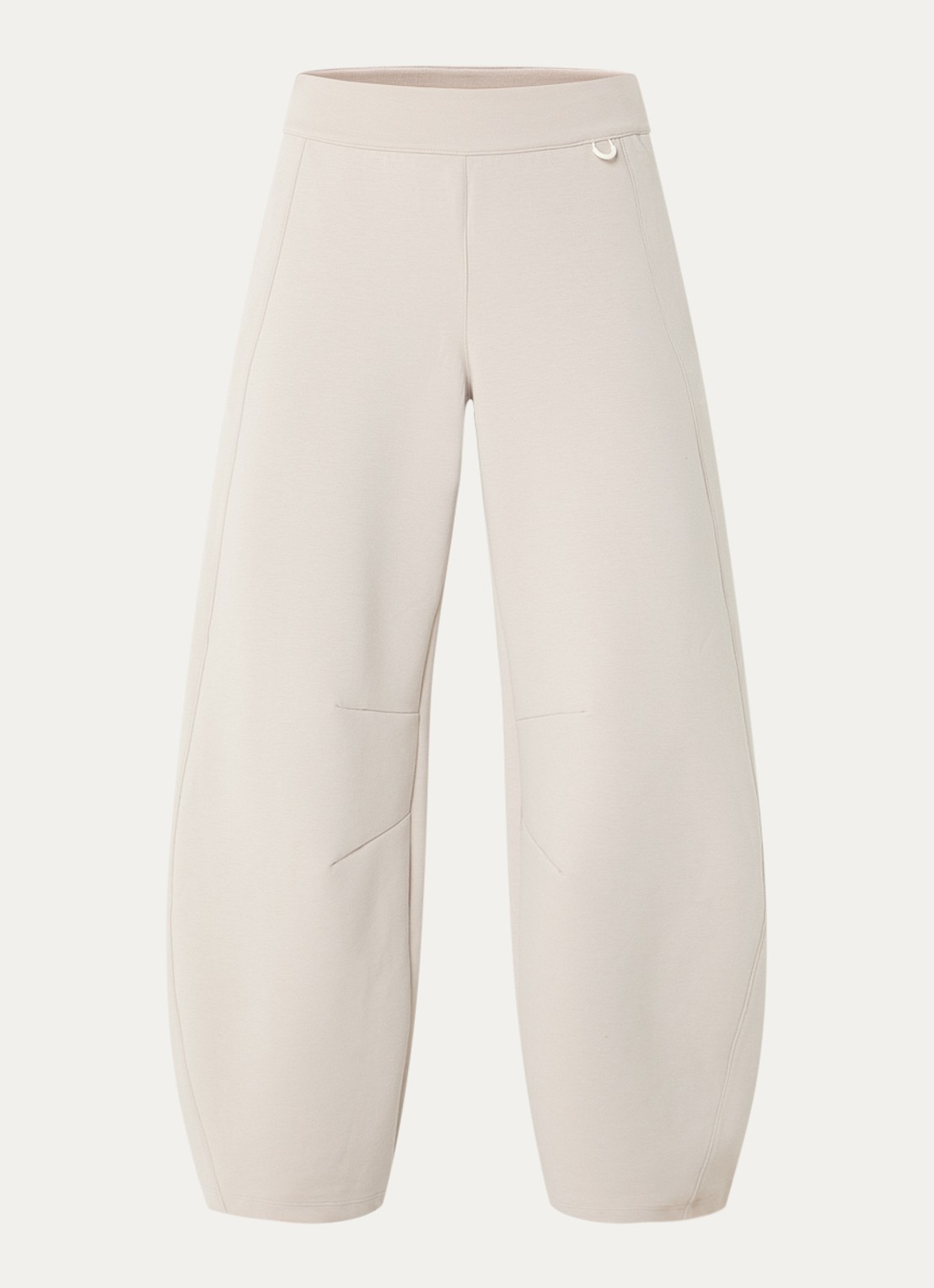Nike 24.7 high waist wide fit joggingbroek met steekzakken - voorkant 4 beige