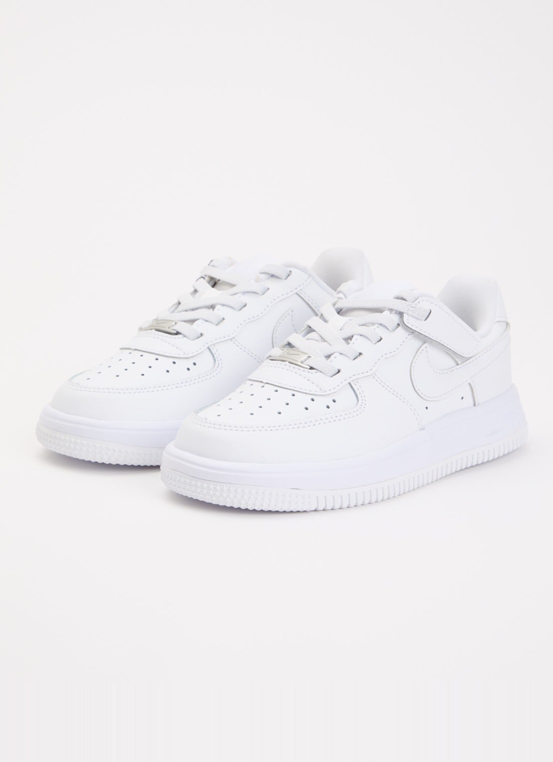 Nike Air Force 1 Easyon sneaker van leer - voorkant 2 wit