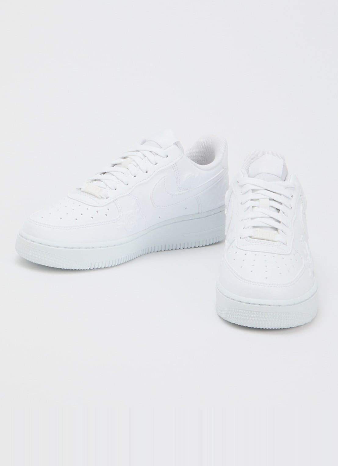 Nike Air Force 1 sneaker van leer - detail 2 wit