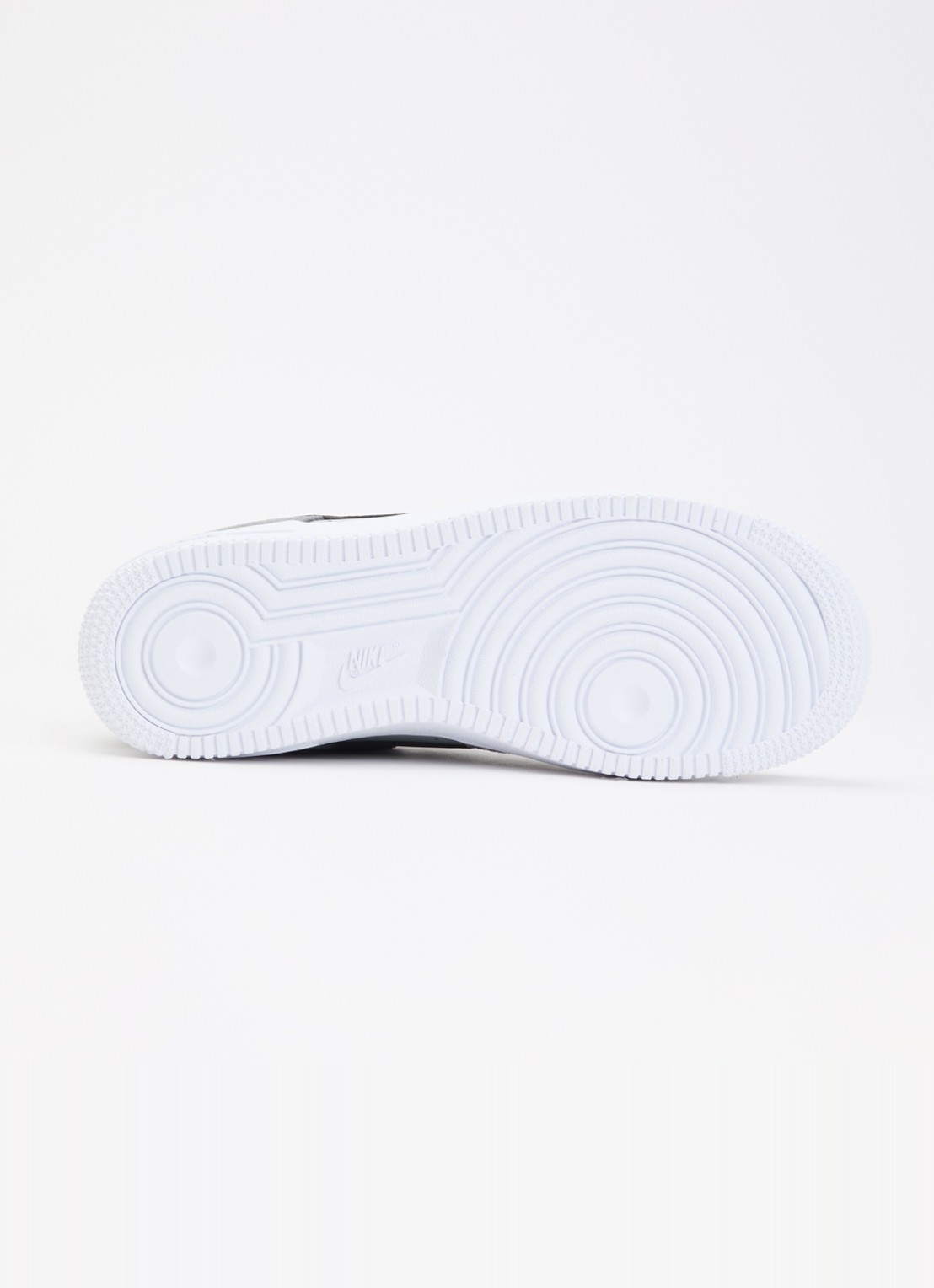 Nike Air Force 1 sneaker van suède met leren details - detail 3 grijsmele