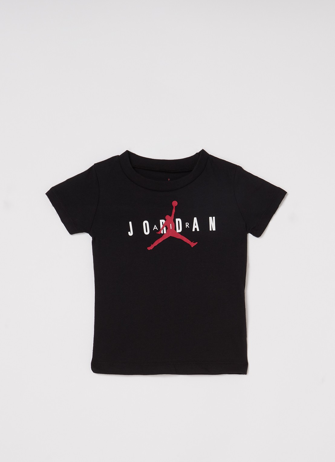 Nike Air Jordan T-shirt met logoprint - voorkant zwart