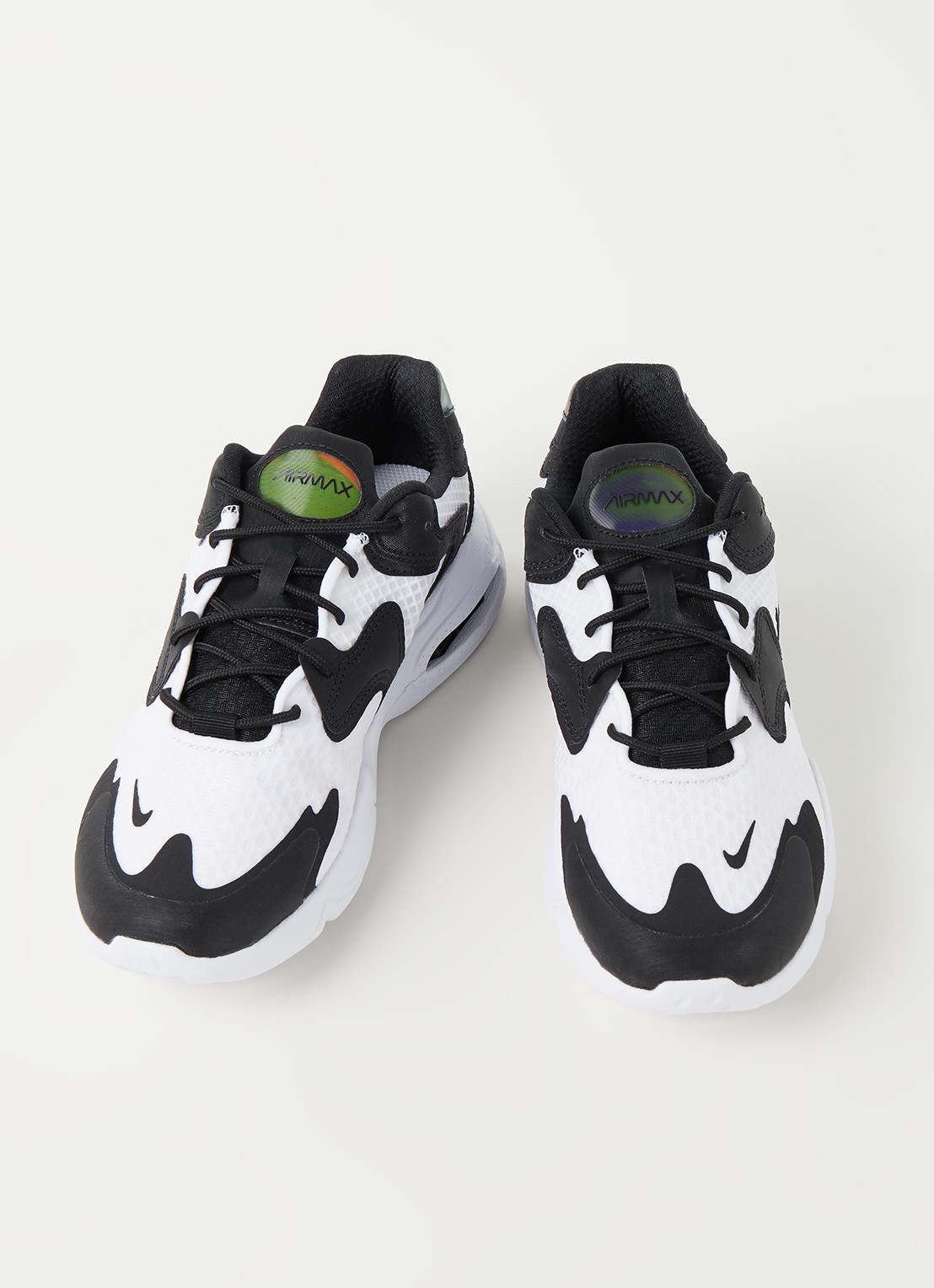 Nike Air Max 2X sneaker met mesh details - detail zwart