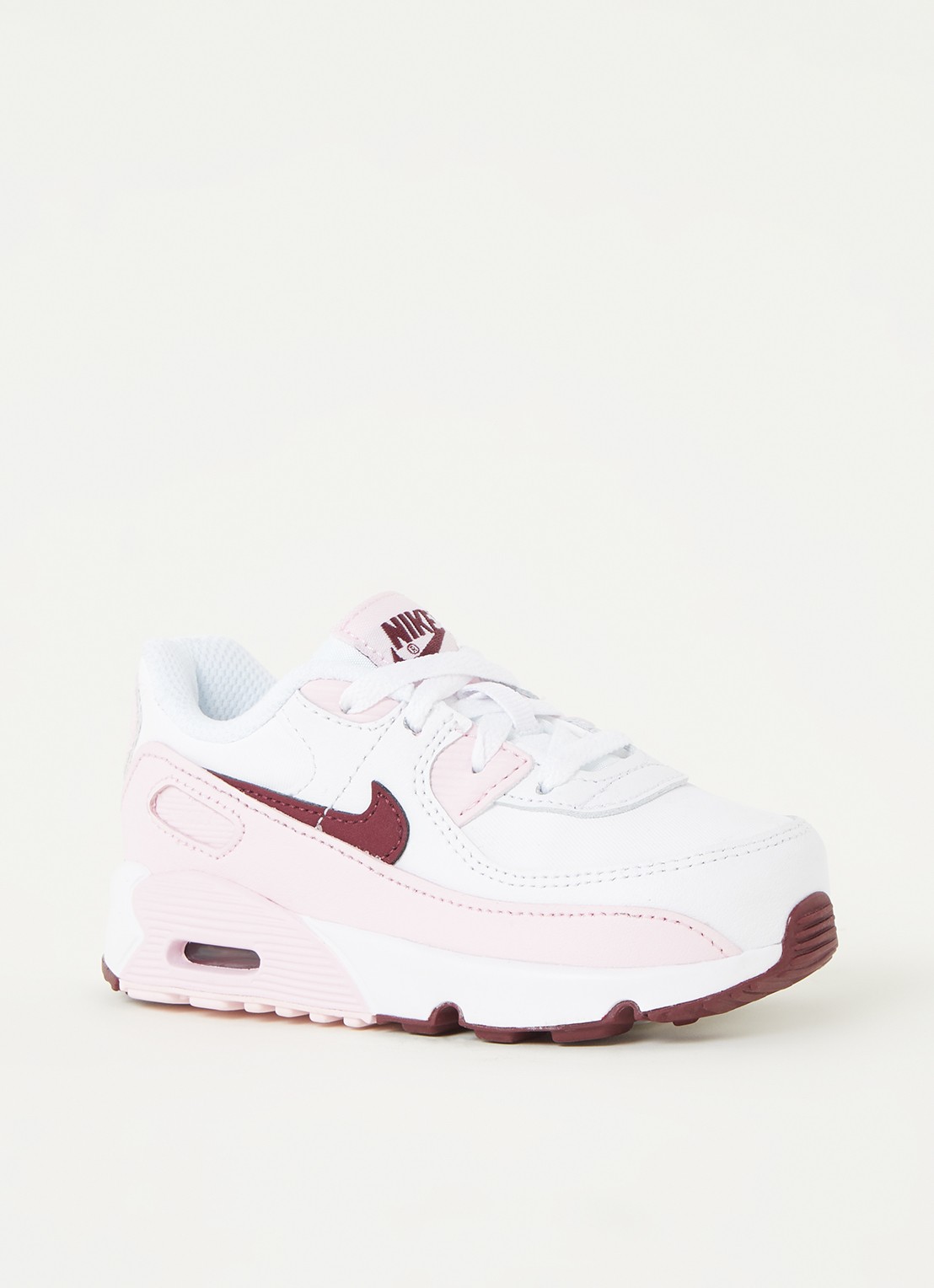 Nike Air Max 90 sneaker met logo  - voorkant 3 wit