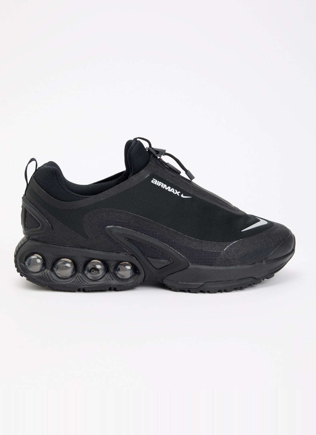 Nike Air Max Dn sneaker met mesh details - voorkant zwart