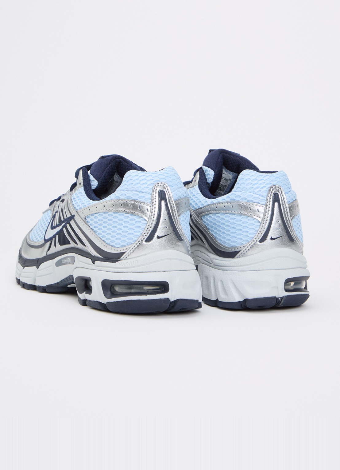 Nike Air Max Moto sneaker met details van mesh - achterkant 5 lichtblauw