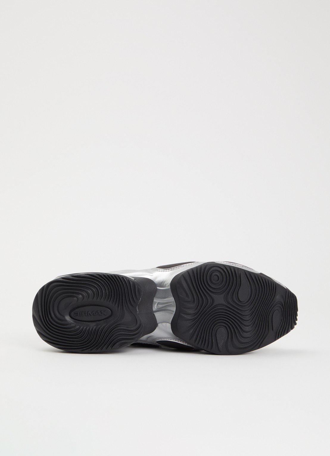 Nike Air Max Muse sneaker met mesh details en metallic finish - detail 5 zwart