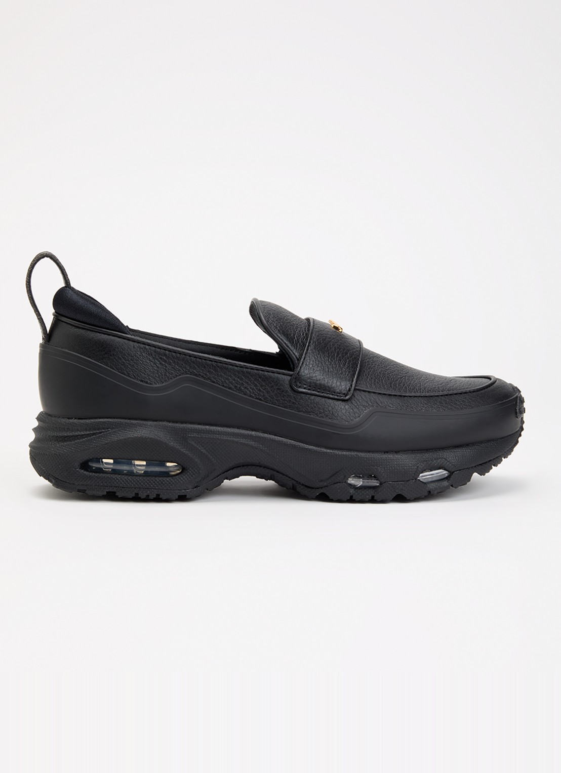 Nike Air Max Phenomena loafer van leer - voorkant 2 zwart