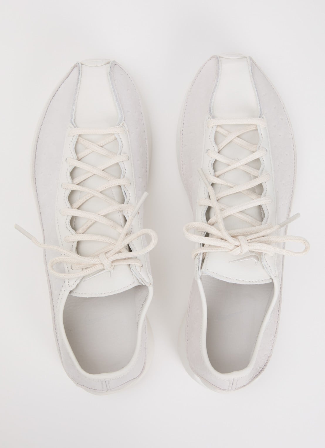 Nike Air Superfly sneaker van leer met structuur - detail 4 gebroken wit