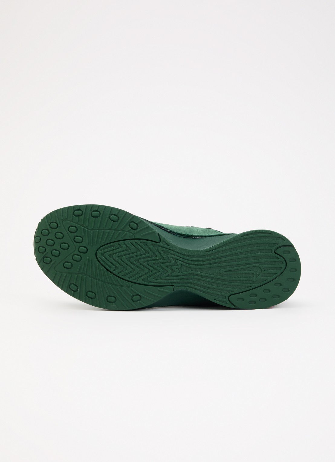 Nike Air Superfly sneaker van leer met structuur - detail 5 groen