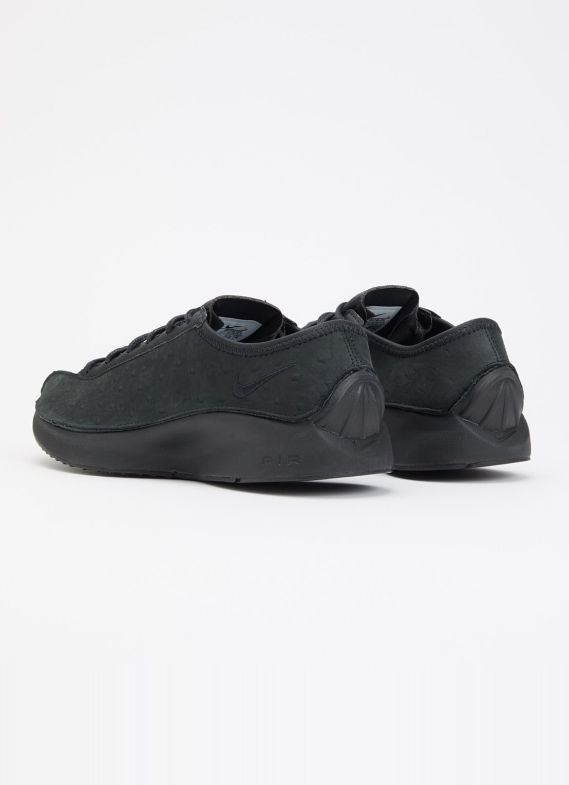 Nike Air Superfly sneaker van leer - achterkant 5 zwart
