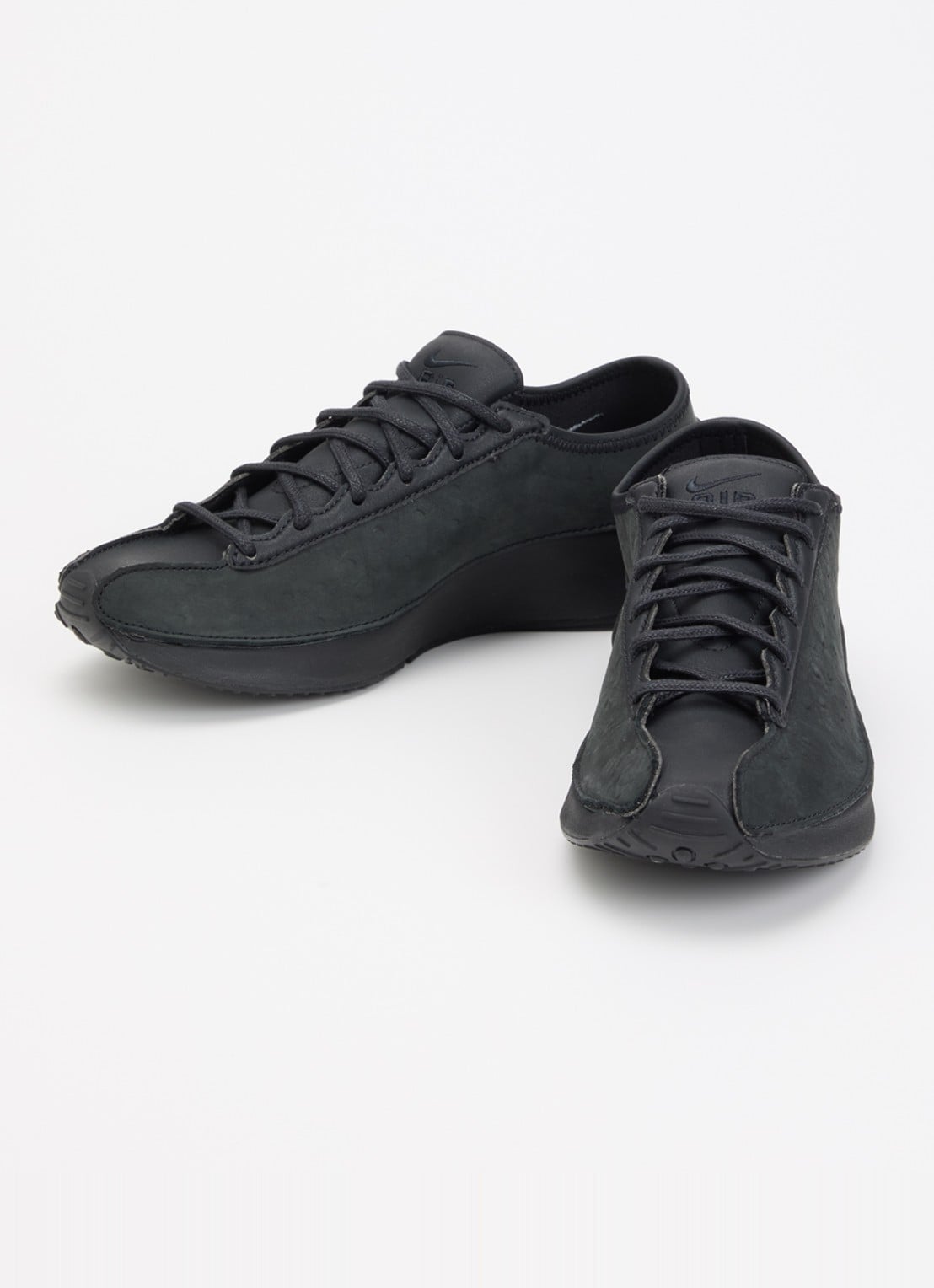 Nike Air Superfly sneaker van leer - detail 2 zwart