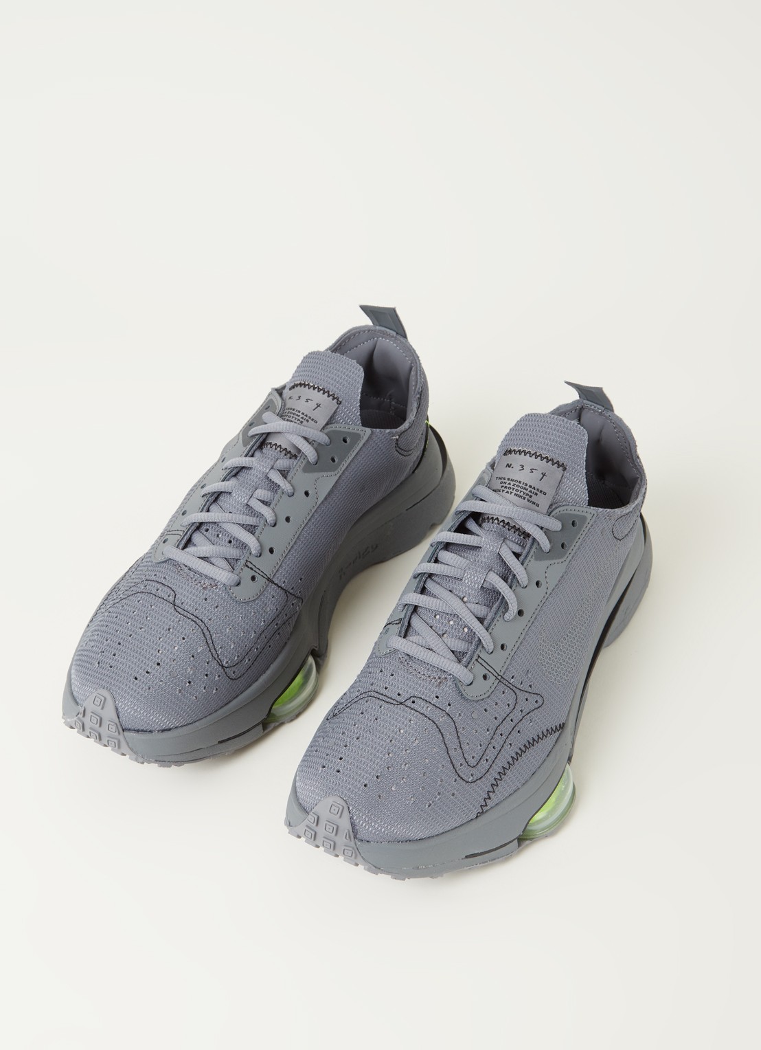 Nike Air Zoom Type hardloopschoen - detail 2 middengrijs