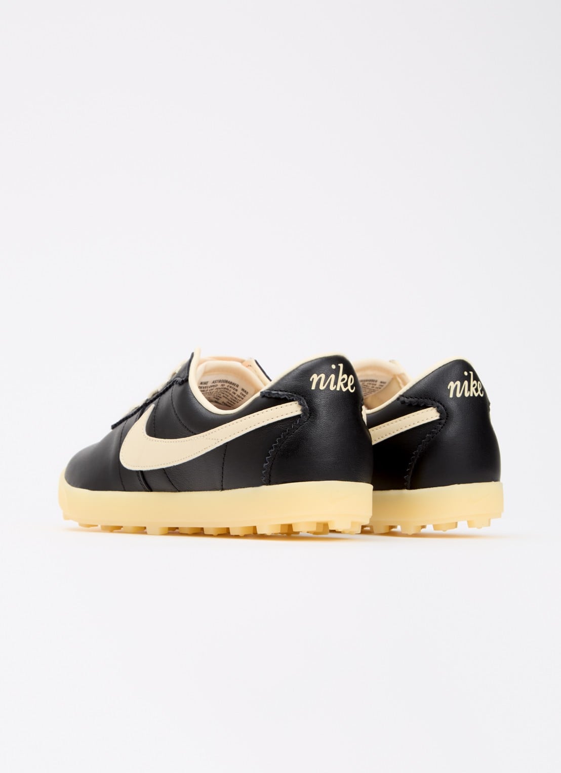 Nike Astrograbber sneaker van leer - achterkant 5 zwart
