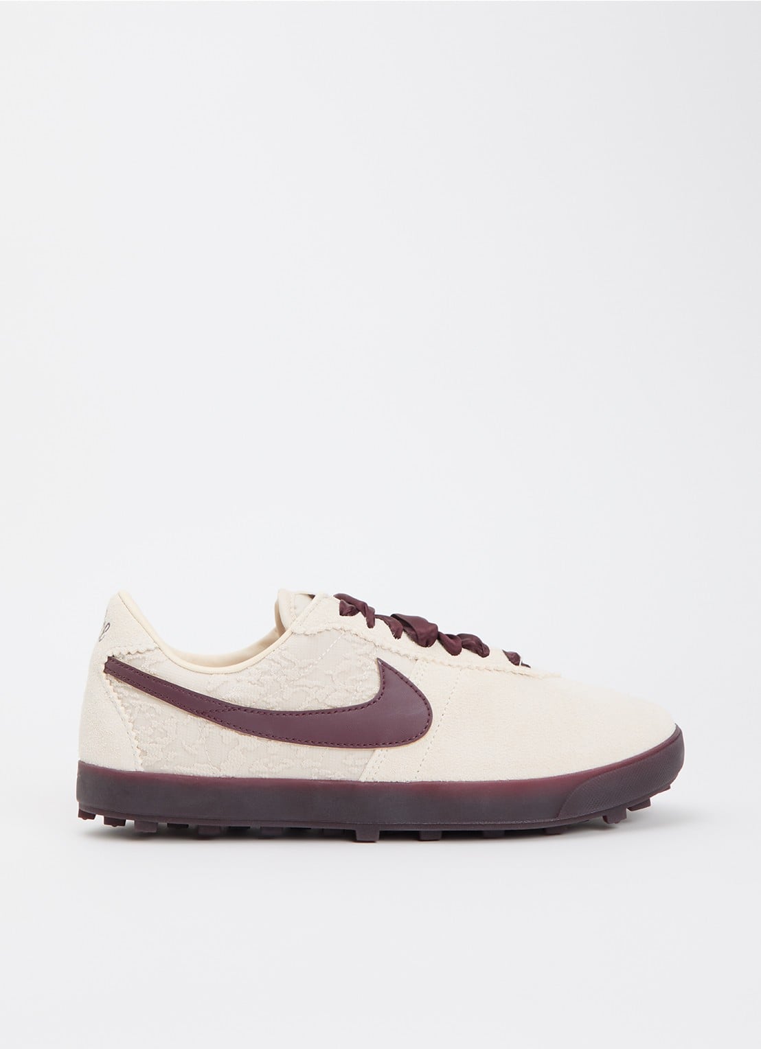 Nike Astrograbber sneaker van suède - voorkant 2 beige