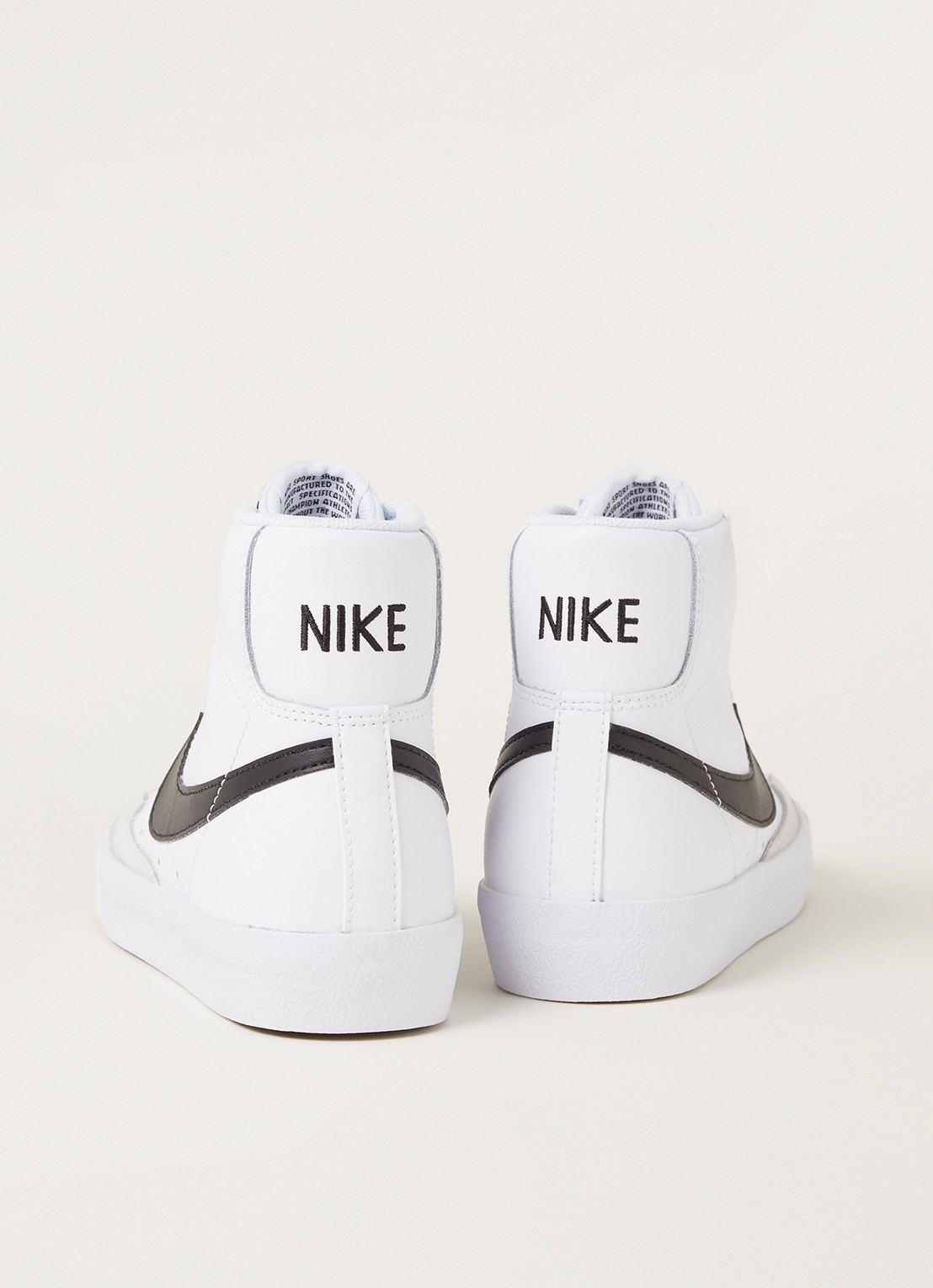 Nike Blazer Mid '77 sneaker met suède details  - detail 3 wit