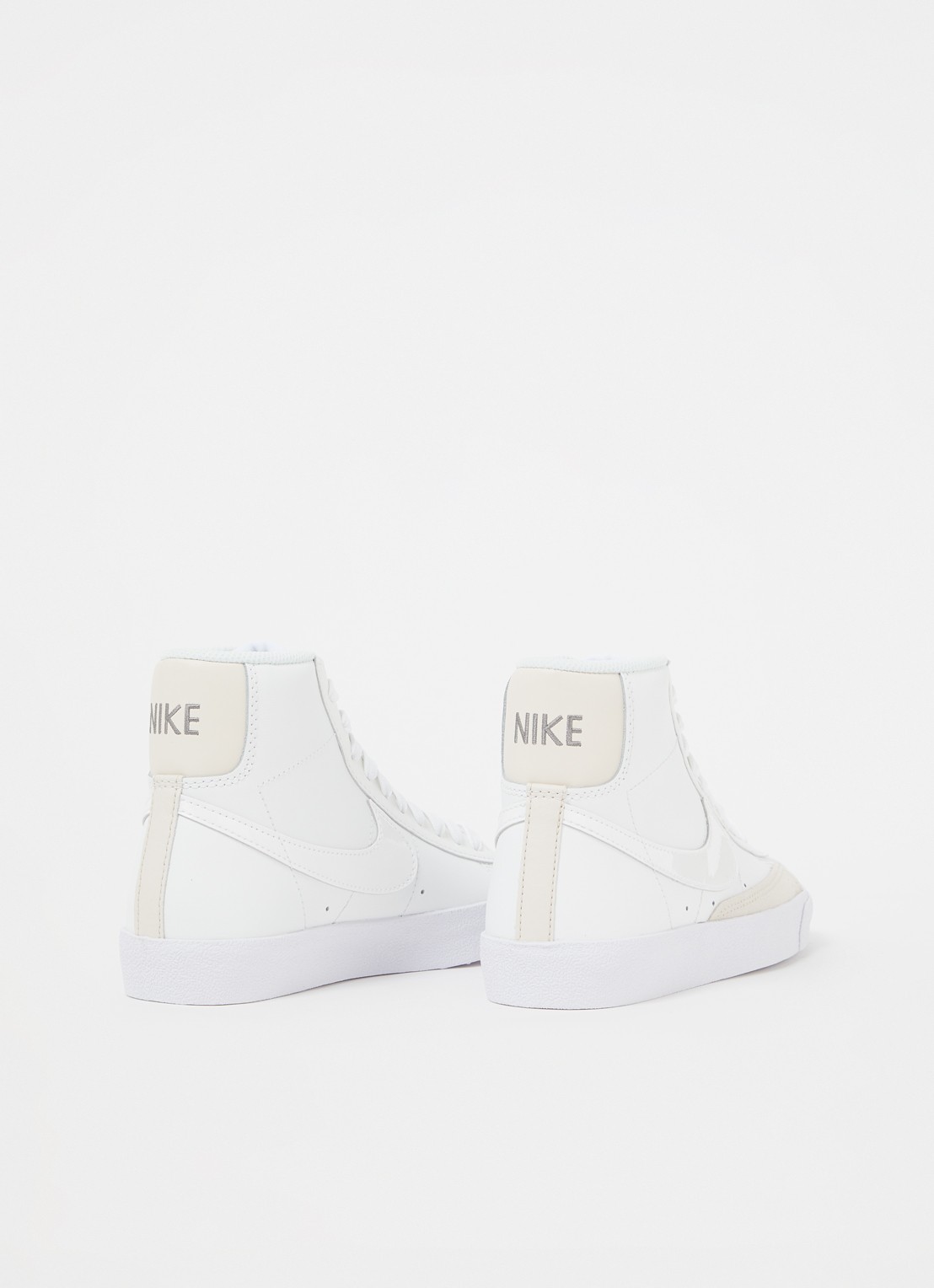 Nike Blazer Mid '77 sneaker met suède details  - detail lichtgeel
