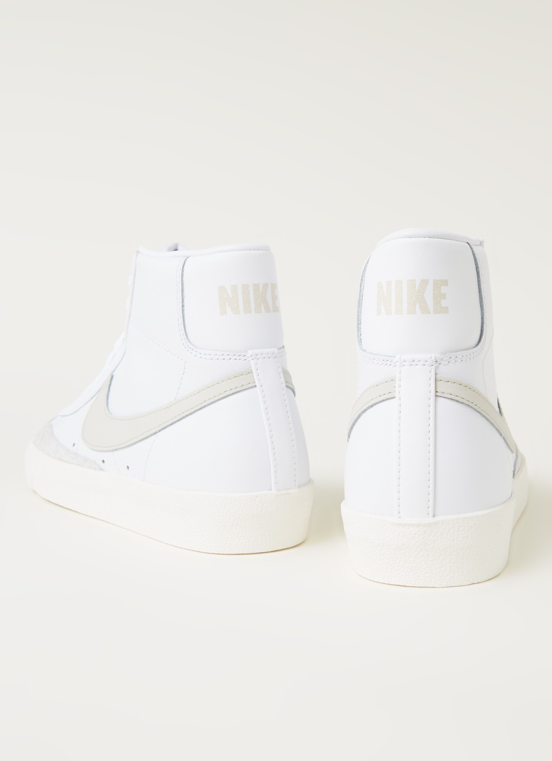 Nike Blazer Mid '77 sneaker van leer - detail wit