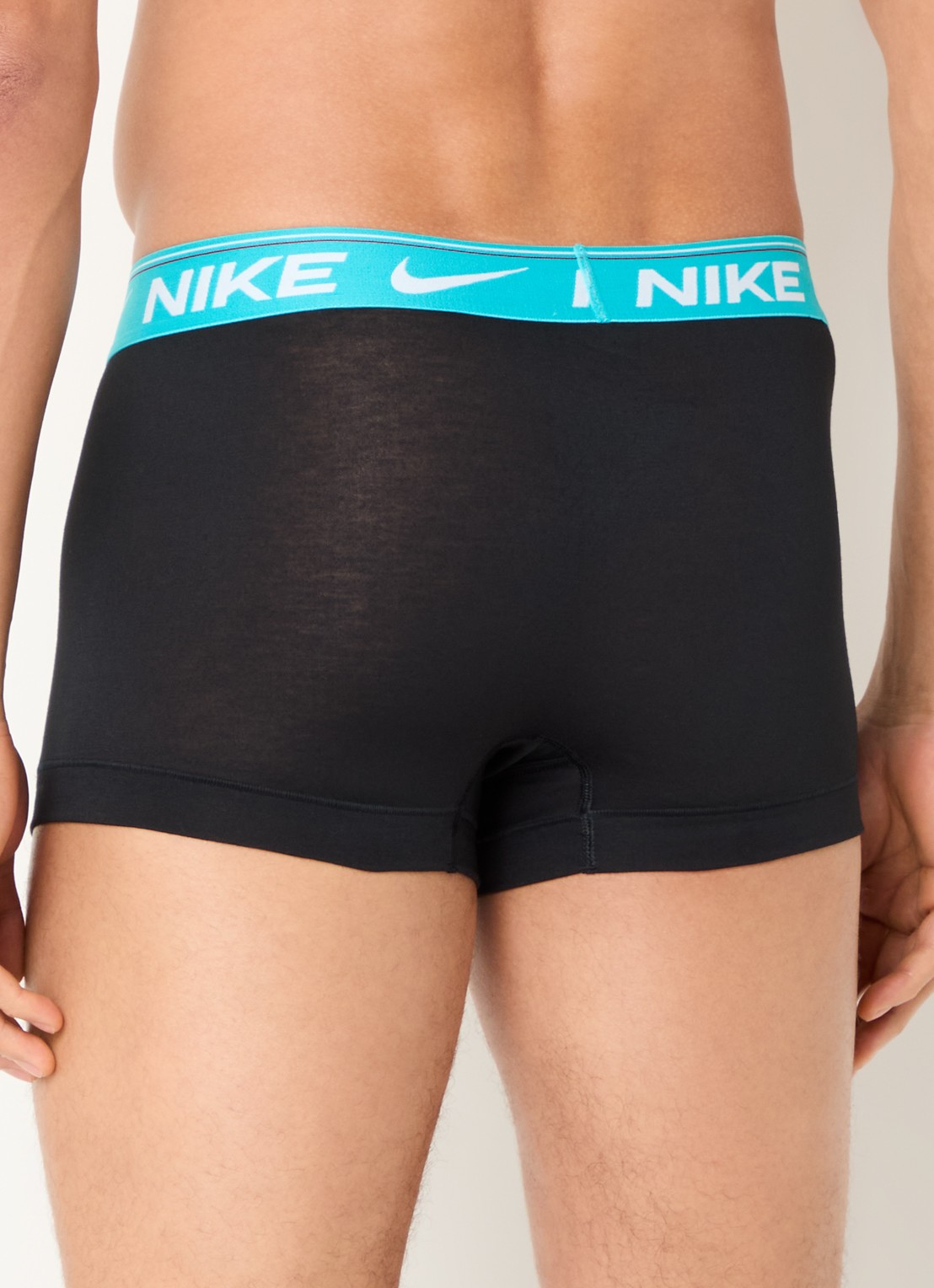 Nike Boxershorts met logoband in 3-pack - achterkant 4 zwart