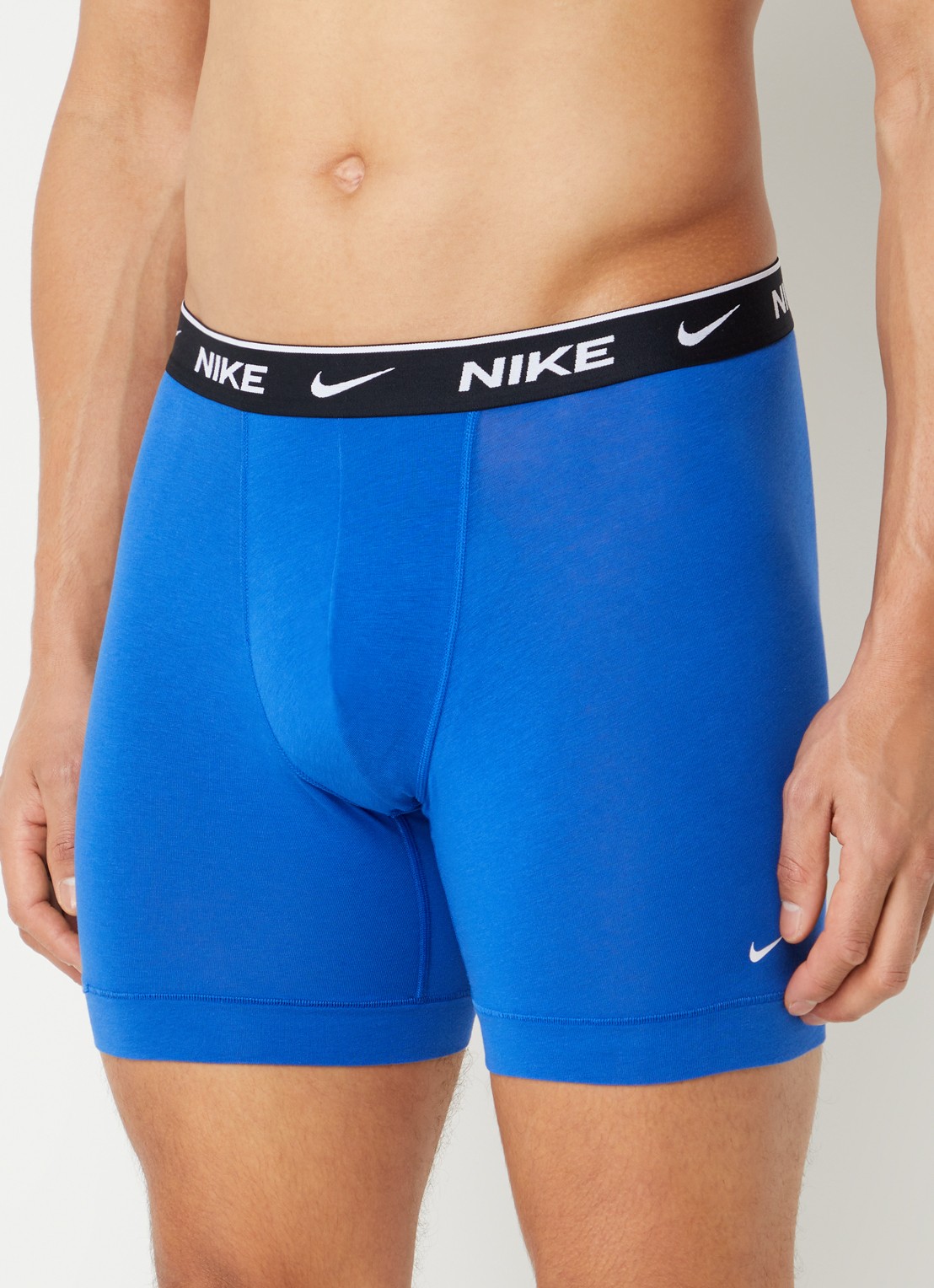 Nike Boxershorts met logoprint in 3-pack - voorkant 3 multicolor