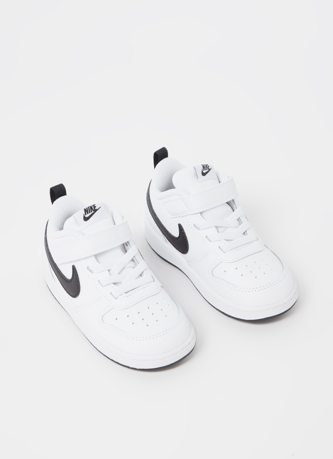 Nike Court Borough sneaker van leer - voorkant 4 wit