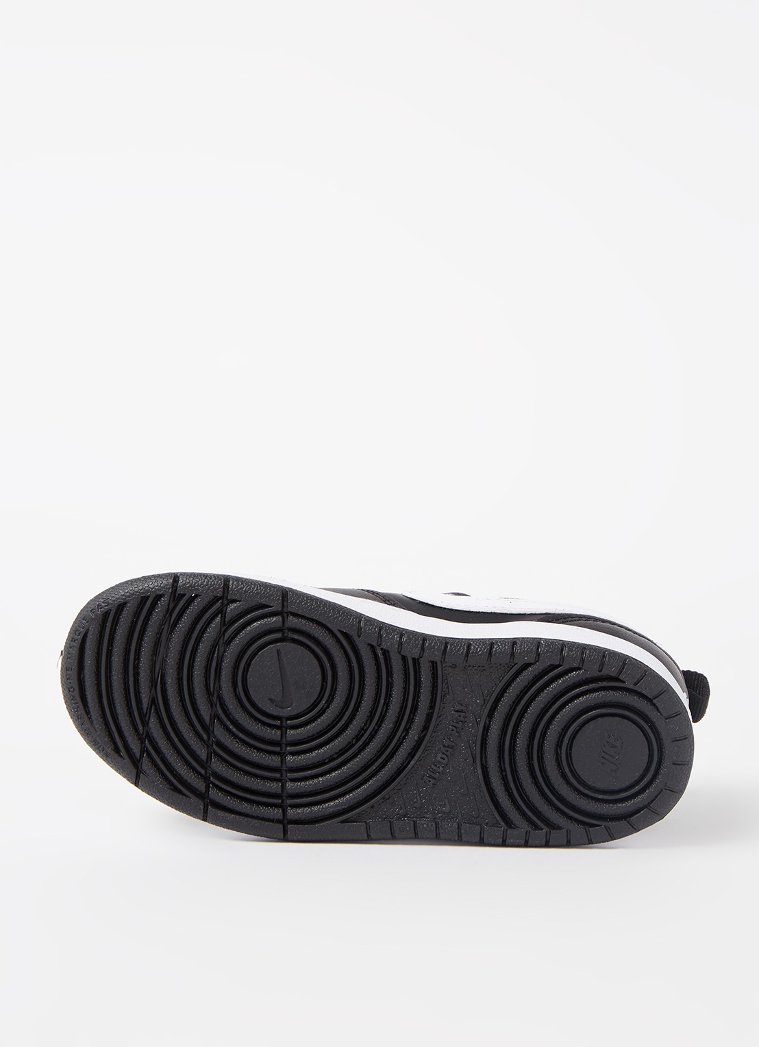 Nike Court Borough sneaker van leer - detail 4 zwart