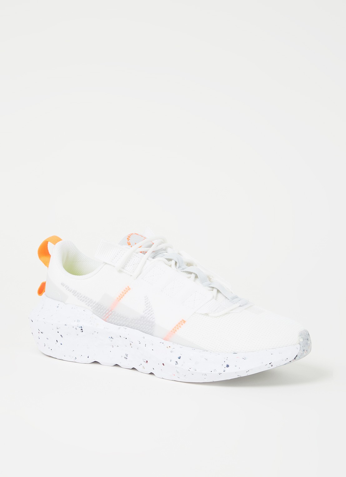 Nike Crater Impact sneaker met mesh detail - voorkant 4 gebroken wit