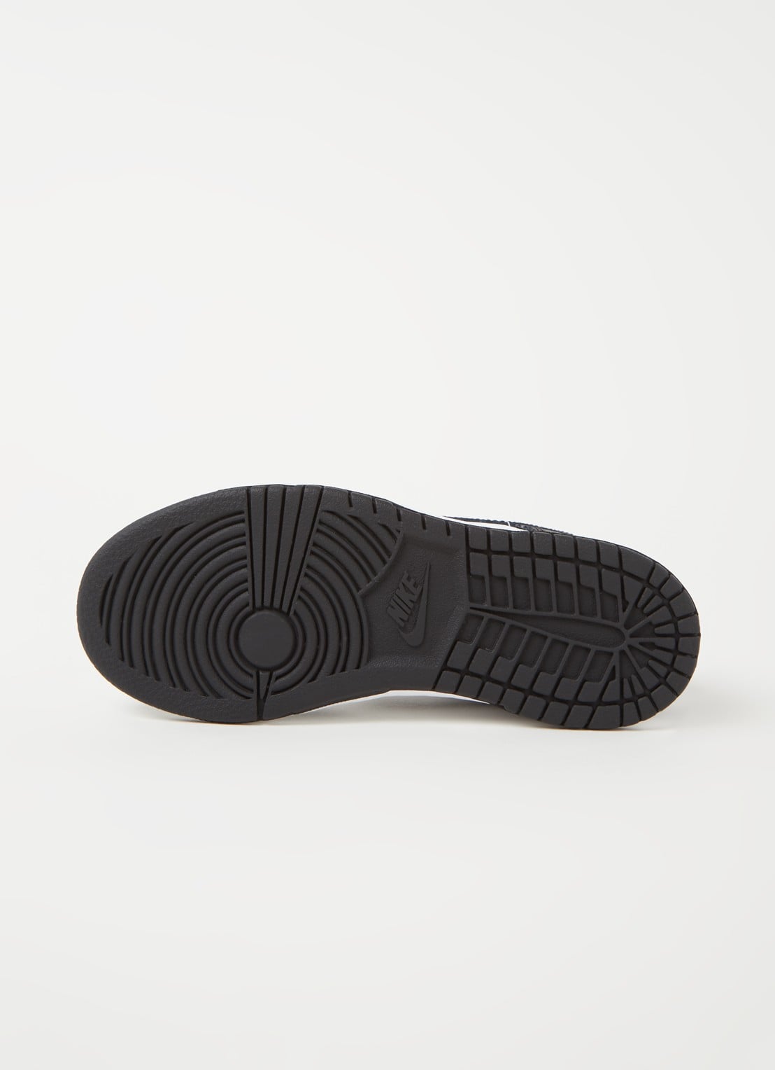 Nike Dunk Low sneaker van leer - detail 2 zwart