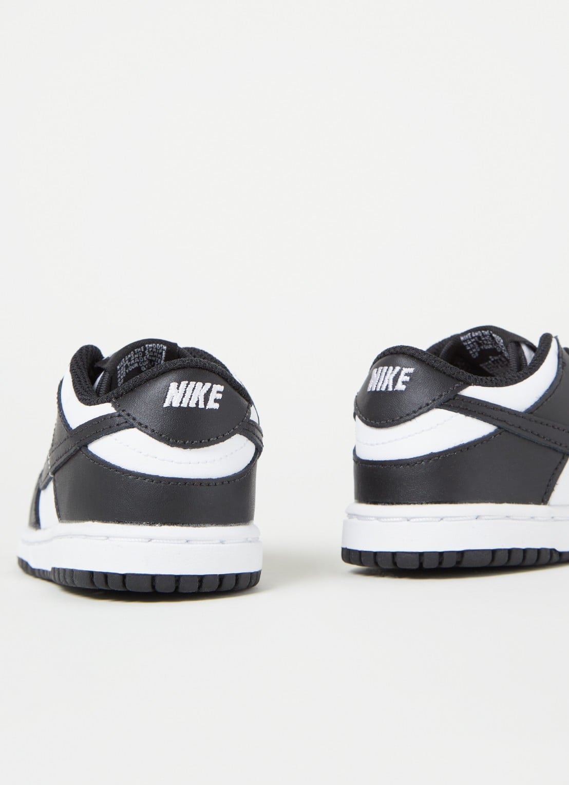 Nike Dunk Low sneaker van leer - detail 3 zwart
