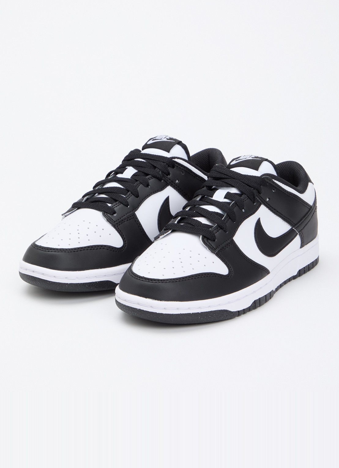 Nike Dunk Low sneaker van leer - detail 2 zwart