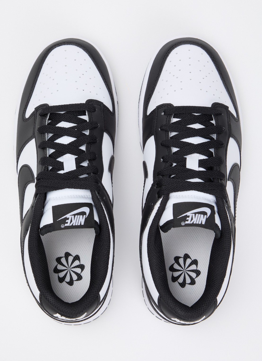 Nike Dunk Low sneaker van leer - detail 3 zwart