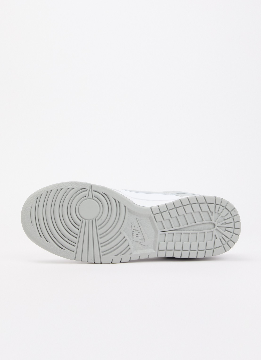 Nike Dunk Low sneaker van leer - detail 5 grijs
