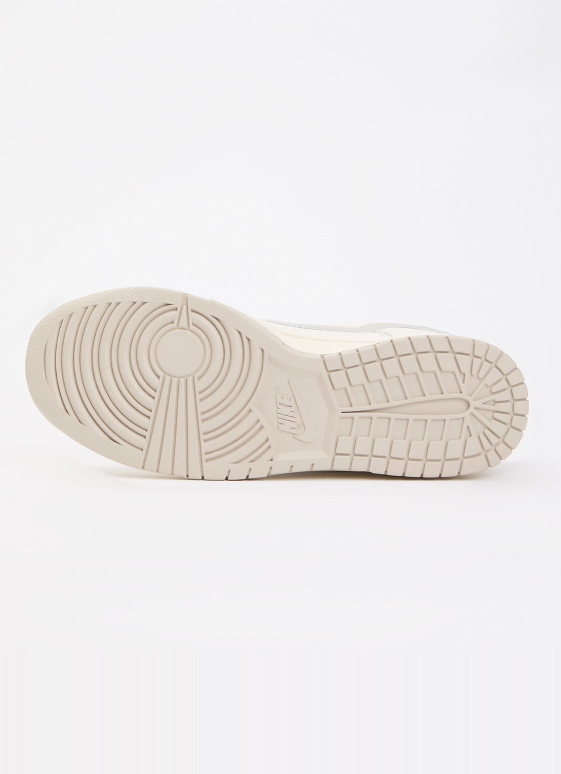 Nike Dunk Low sneaker van leer - detail 5 gebroken wit