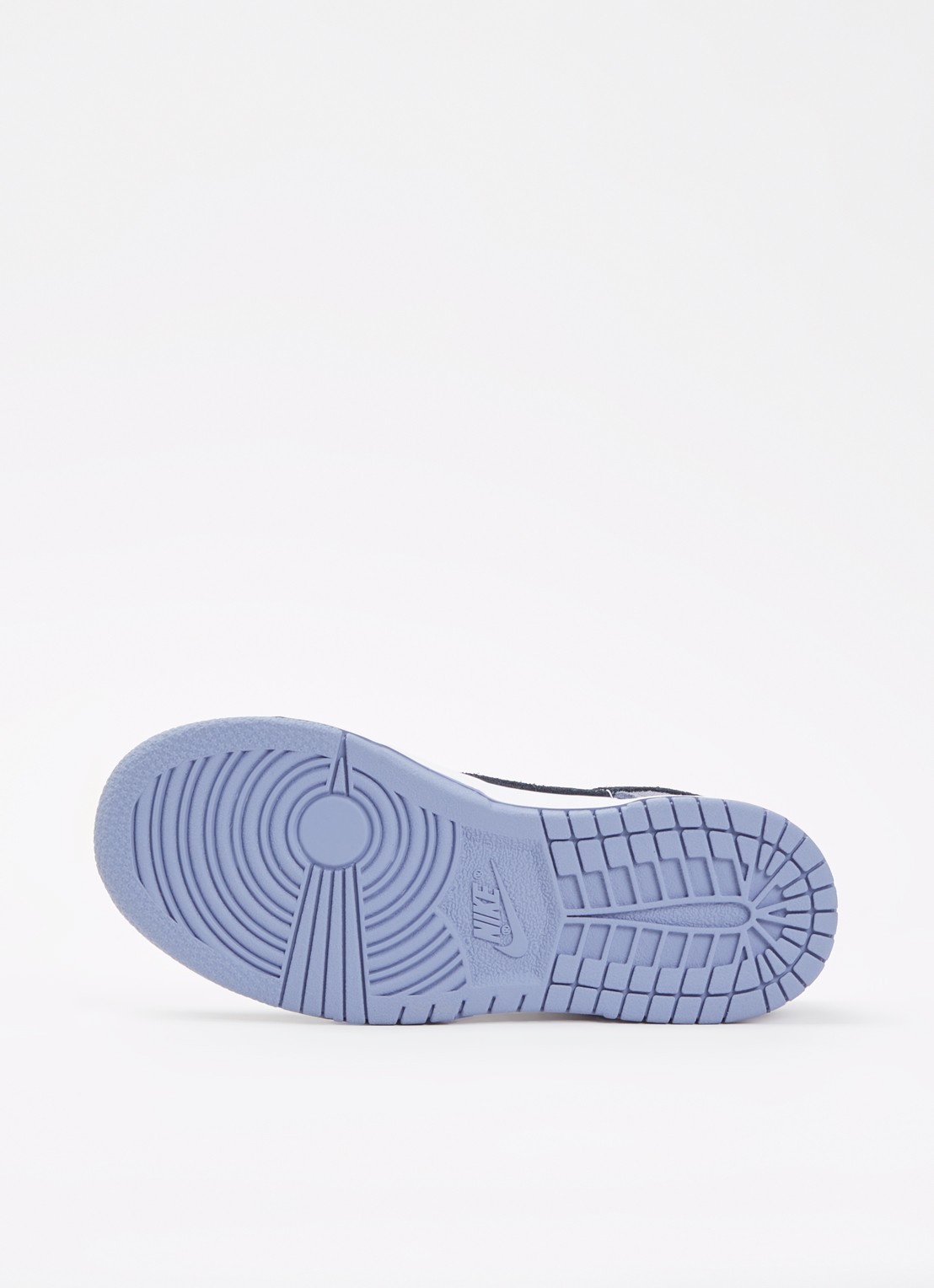 Nike Dunk sneaker met leren details - detail 2 zwart
