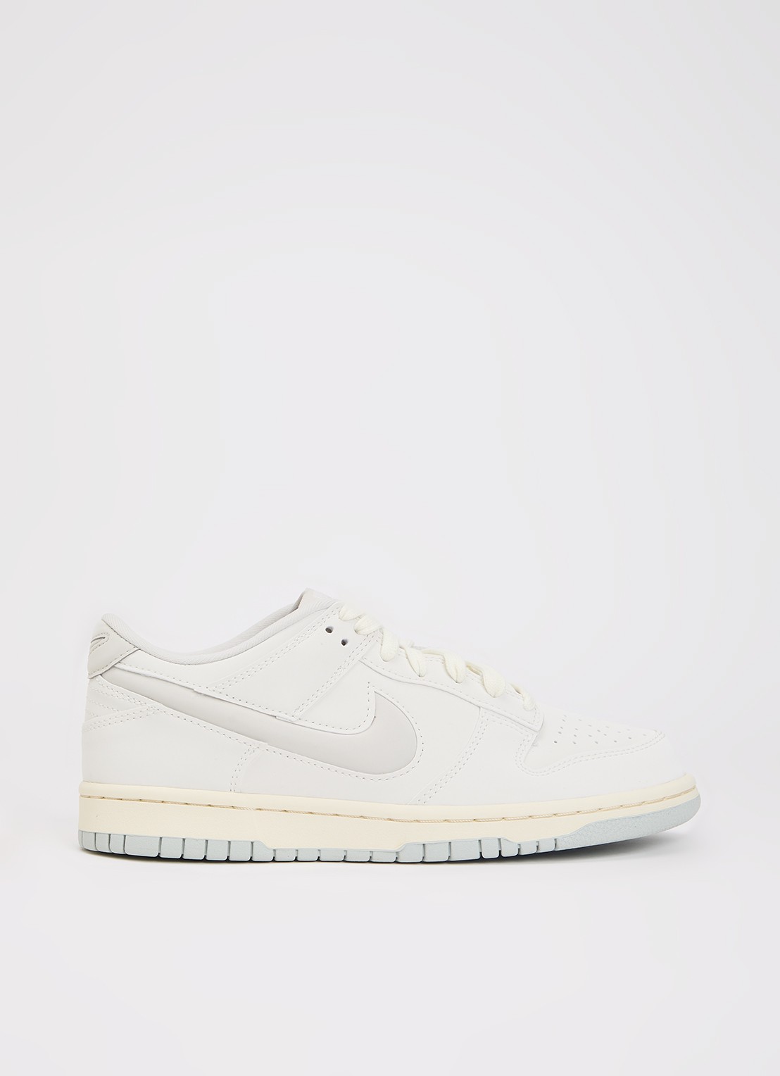 Nike Dunk sneaker met logo  - voorkant 5 wit